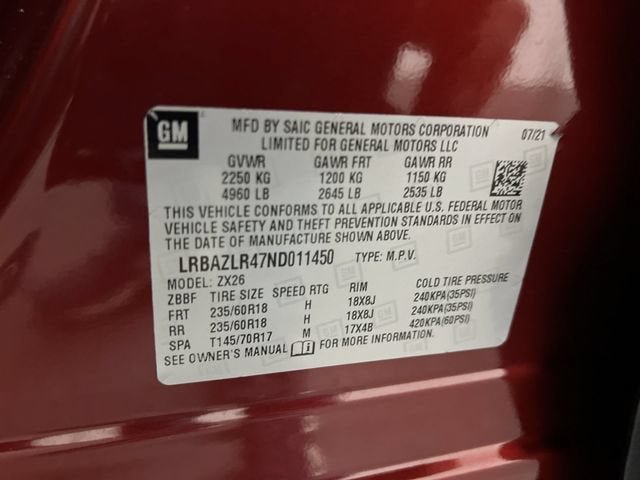 Certified 2022 Buick Envision Preferred FWD image 32