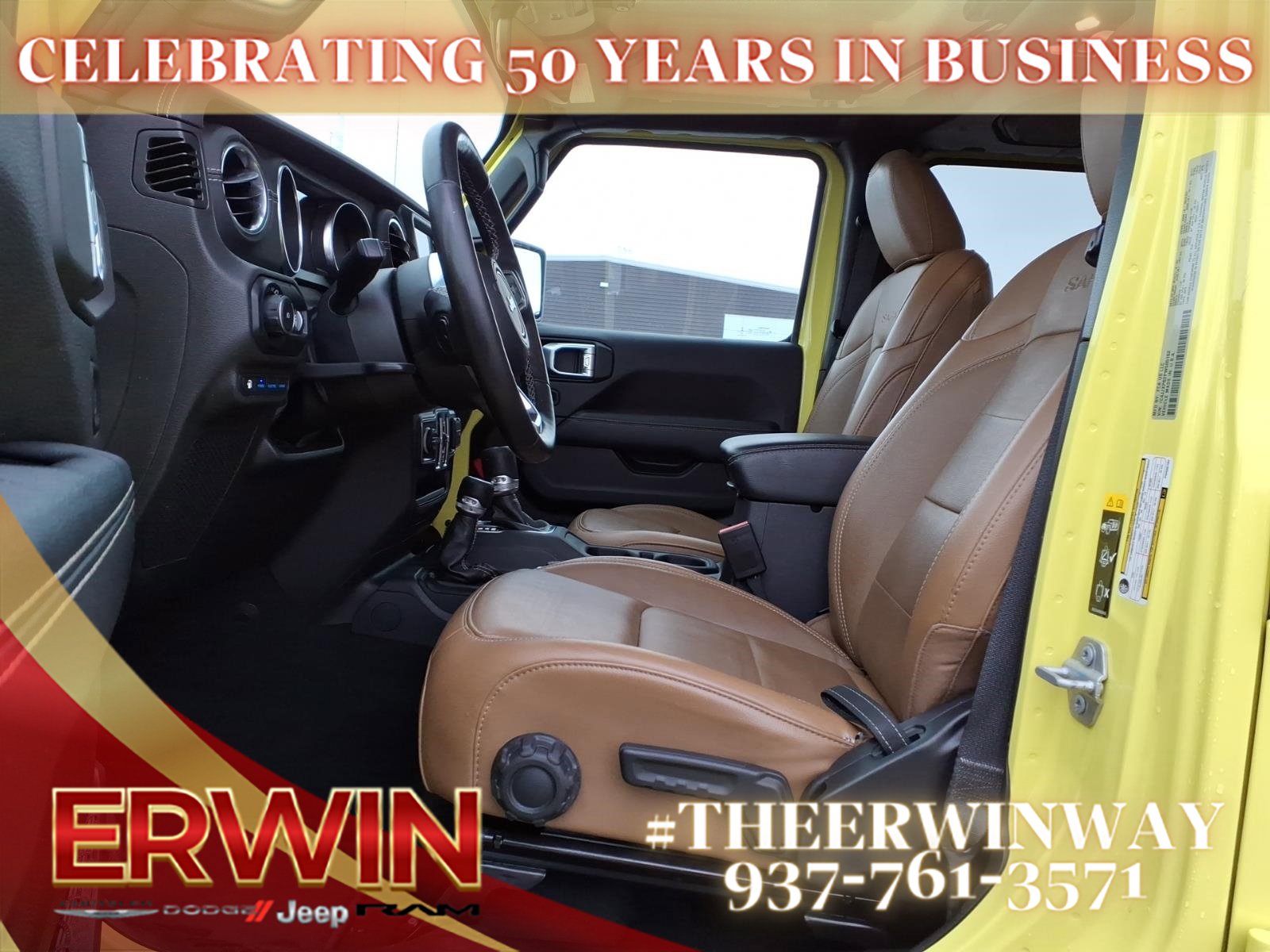 Certified 2023 Jeep Wrangler Unlimited Sahara w/ Cold Weather Group image 13