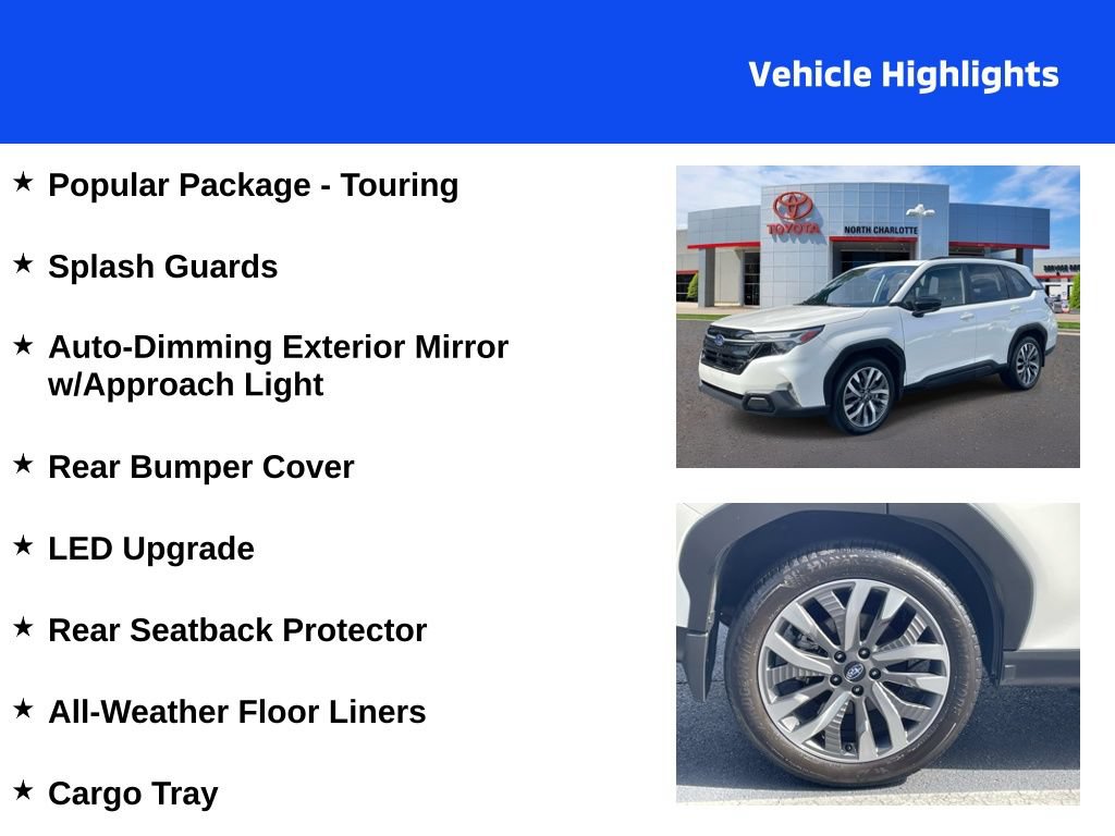 Used 2025 Subaru Forester Touring w/ Popular Package - Touring AWD/4WD image 4