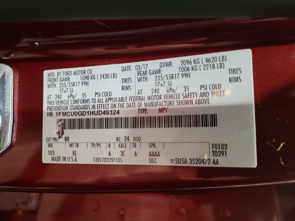 Used 2017 Ford Escape SE w/ Equipment Group 201A FWD image 33