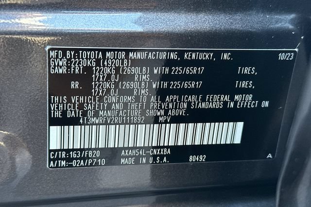 Certified 2024 Toyota RAV4 LE AWD/4WD image 34
