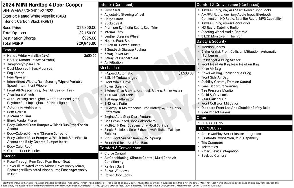 Certified 2024 MINI Cooper 4-Door Hardtop image 12