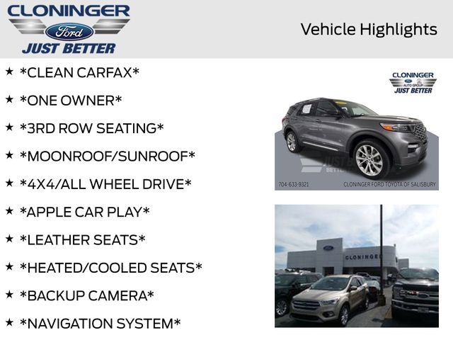 Used 2022 Ford Explorer Platinum w/ Equipment Group 601A image 4