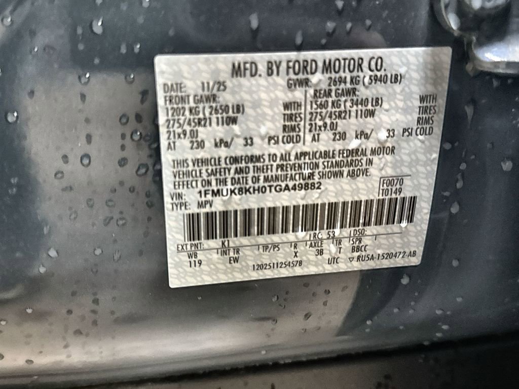 New 2026 Ford Explorer ST-Line w/ ST-Line Street Pack AWD/4WD image 35