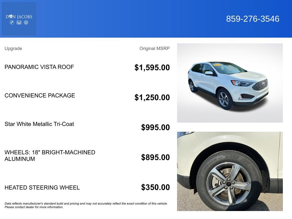 Used 2023 Ford Edge SEL w/ Convenience Package AWD/4WD image 5