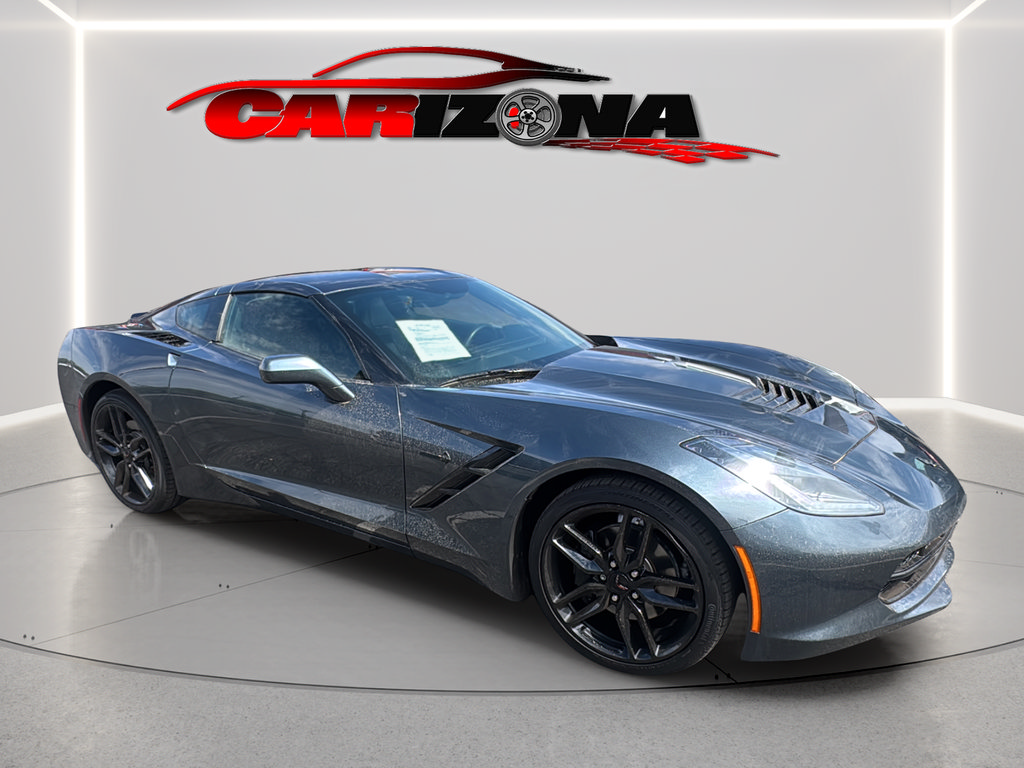 Used 2019 Chevrolet Corvette Stingray Coupe w/ Carbon Flash Badge Package RWD image 2