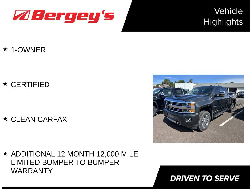 Certified 2017 Chevrolet Silverado 2500 High Country w/ Duramax Plus Package AWD/4WD image 4