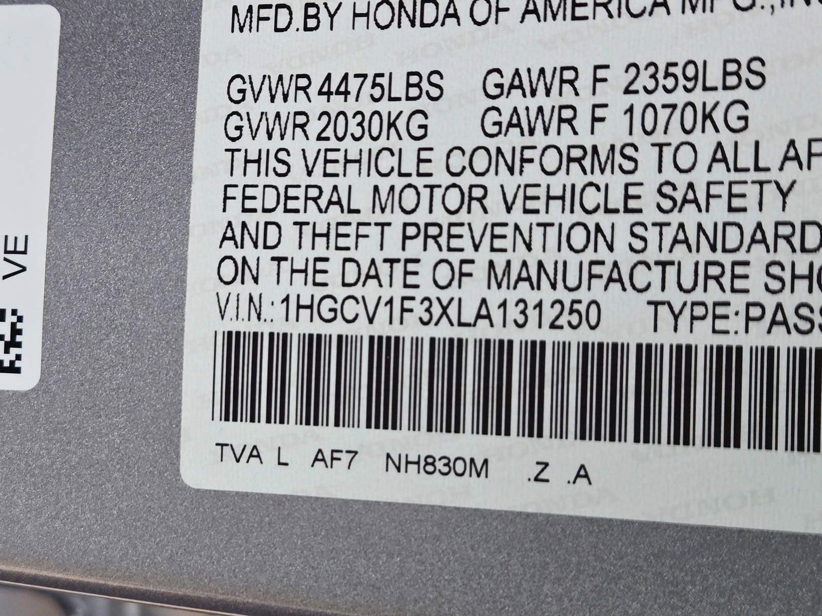 Used 2020 Honda Accord Sport image 10