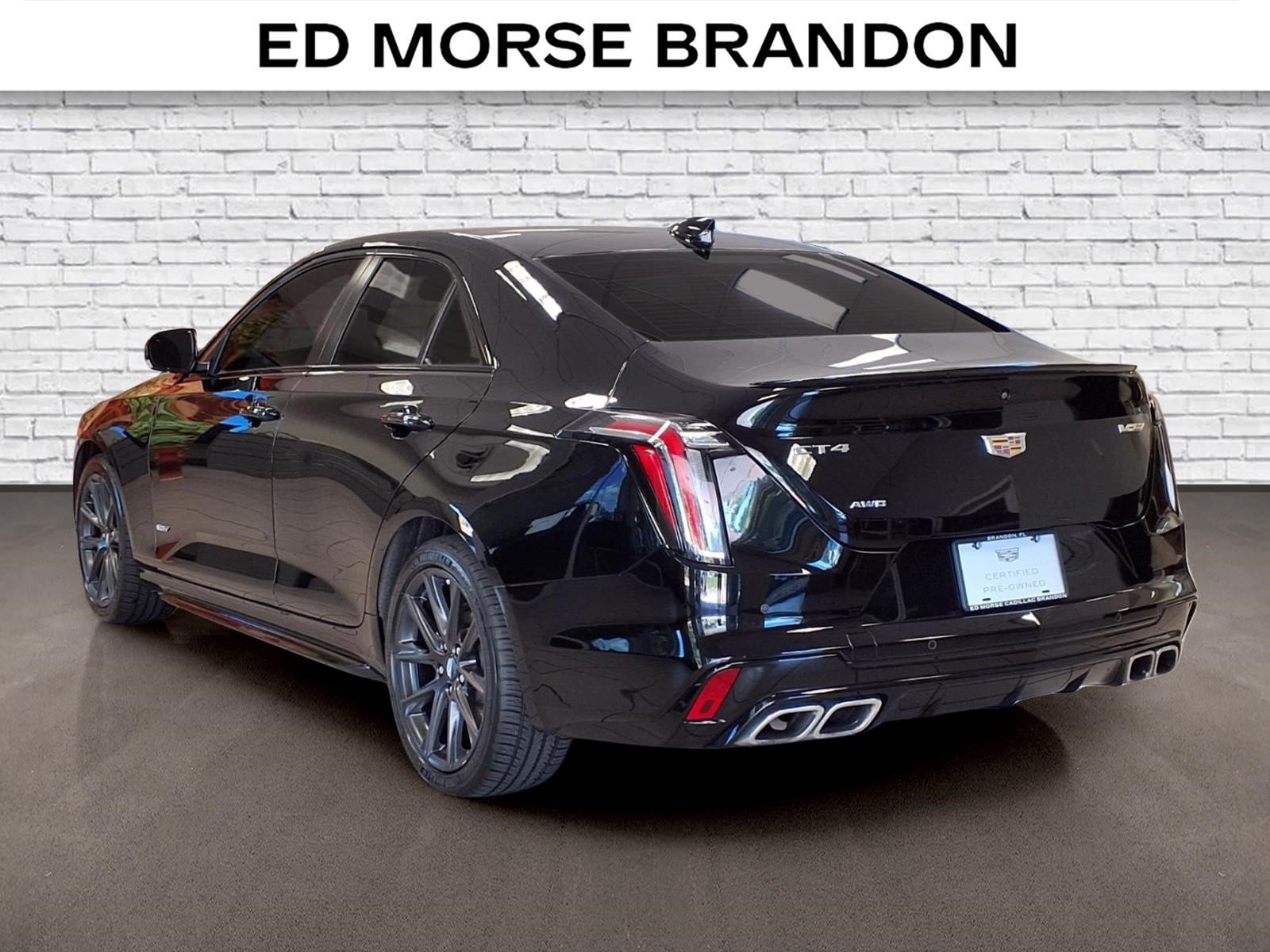 Certified 2022 Cadillac CT4 V w/ Technology Package AWD/4WD image 3