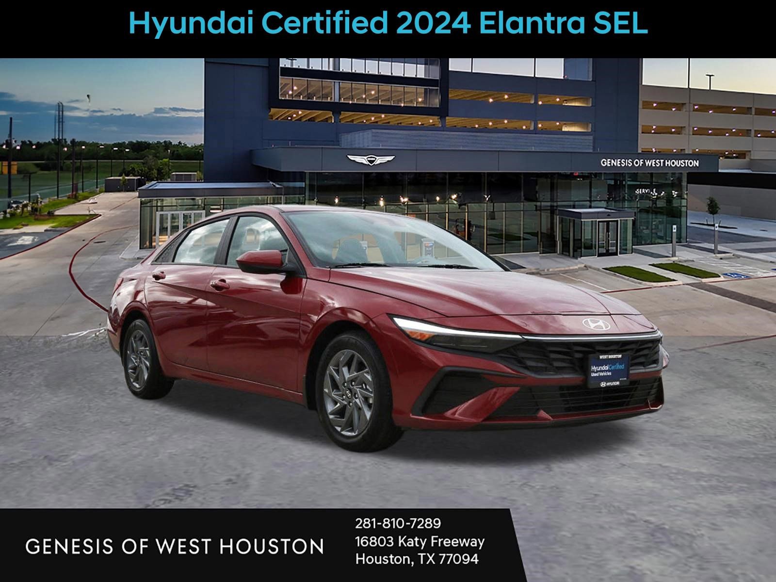 Certified 2024 Hyundai Elantra SEL