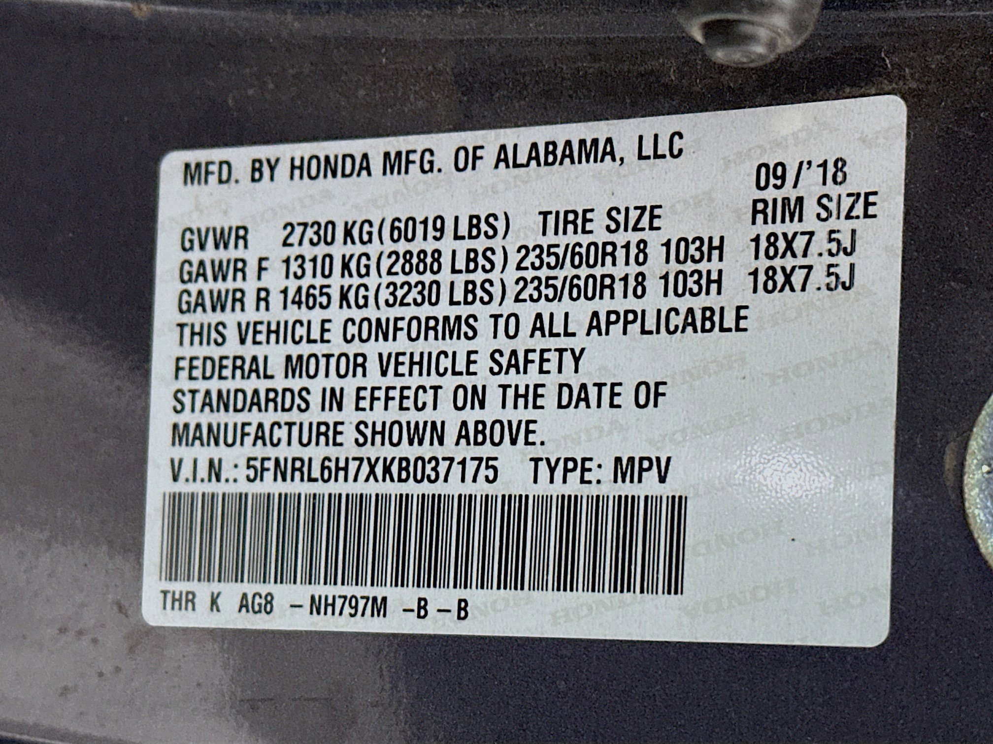 Used 2019 Honda Odyssey EX-L image 12