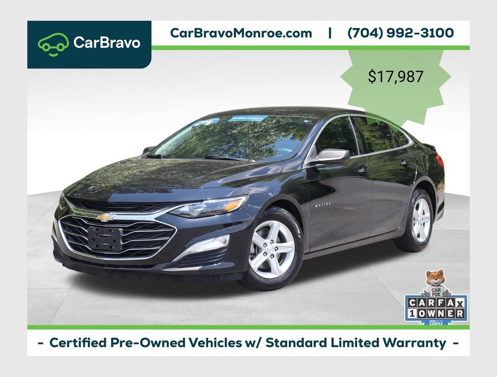 Certified 2021 Chevrolet Malibu LS FWD image 1
