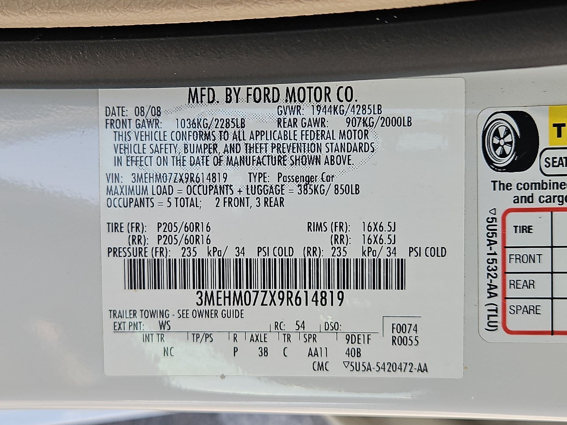 Used 2009 Mercury Milan FWD image 30