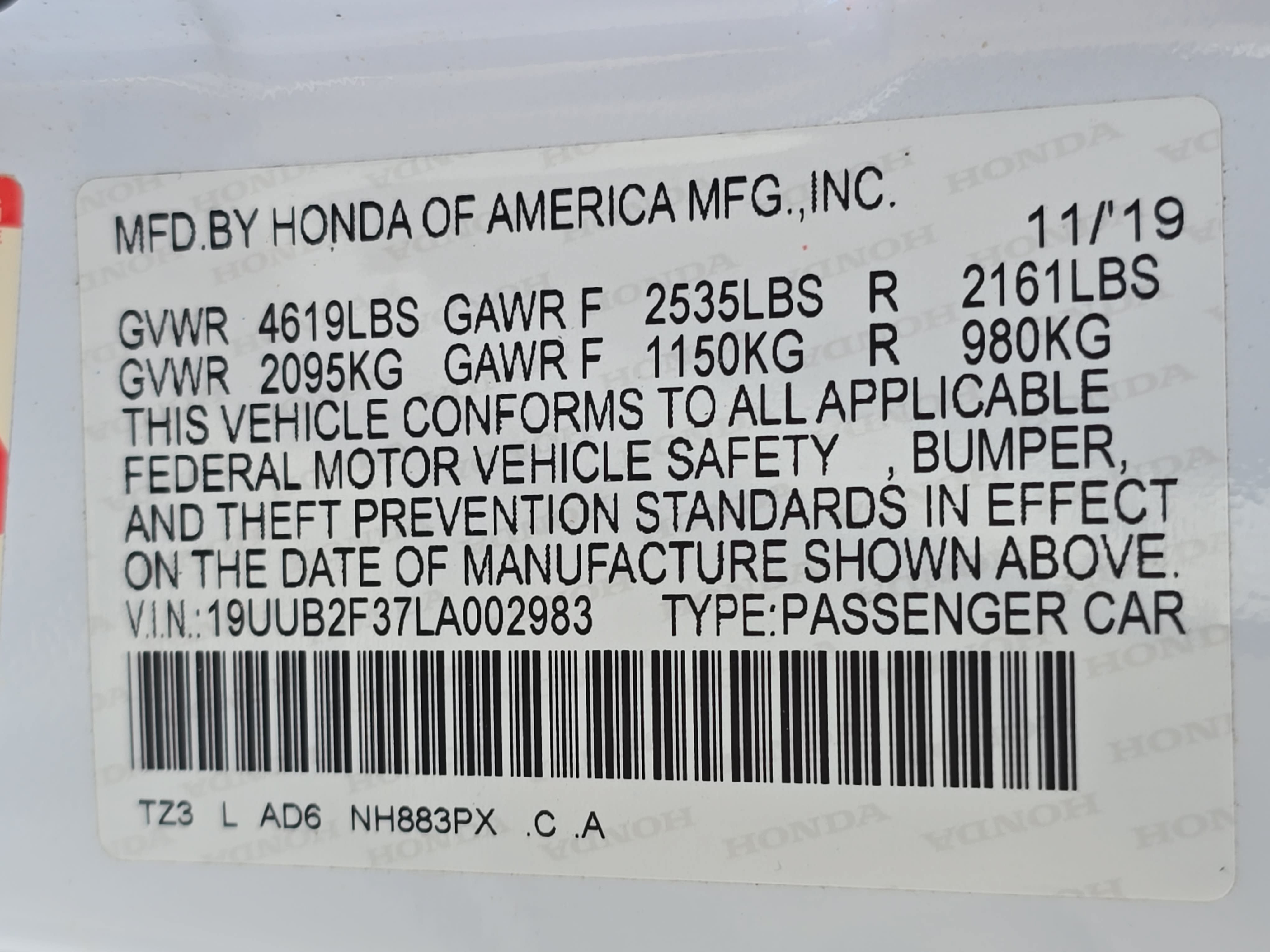 Used 2020 Acura TLX V6 FWD image 34