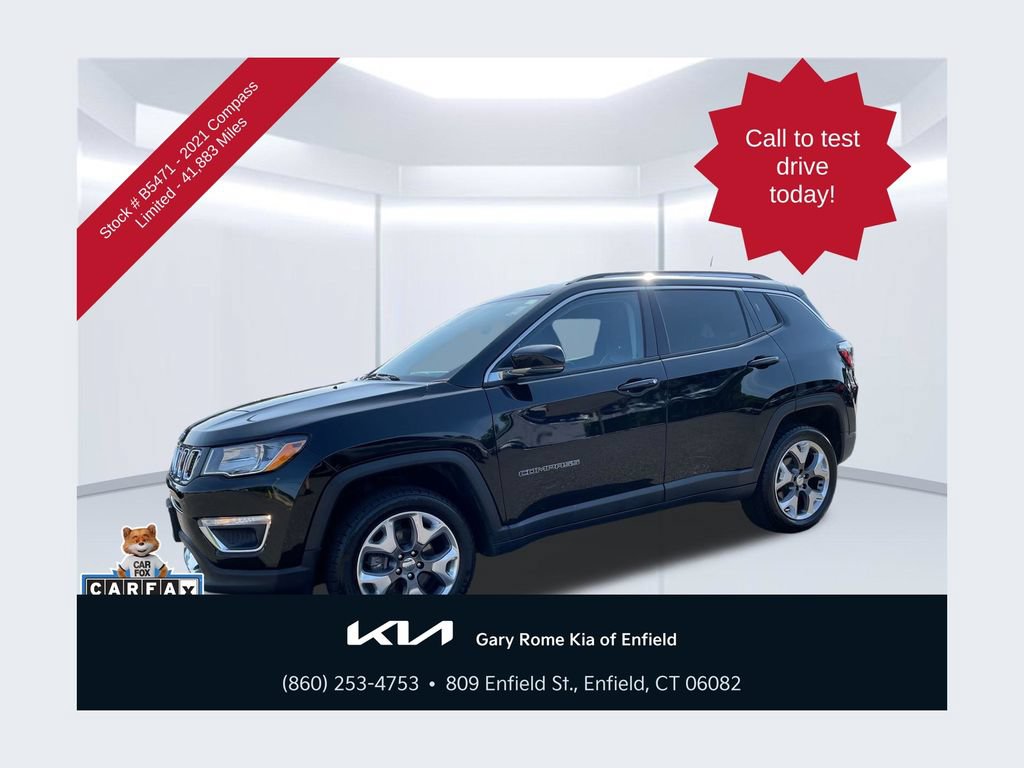 Used 2021 Jeep Compass Limited AWD/4WD 360° Tour