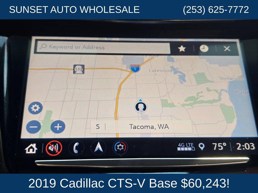 Used 2019 Cadillac CTS V w/ Carbon Fiber Package RWD image 33