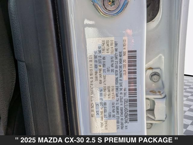 Certified 2025 MAZDA CX-30 AWD 2.5 S w/ Premium Package image 41