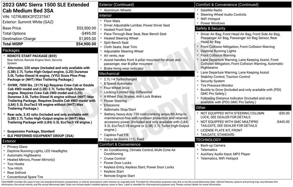 Used 2023 GMC Sierra 1500 SLE image 33