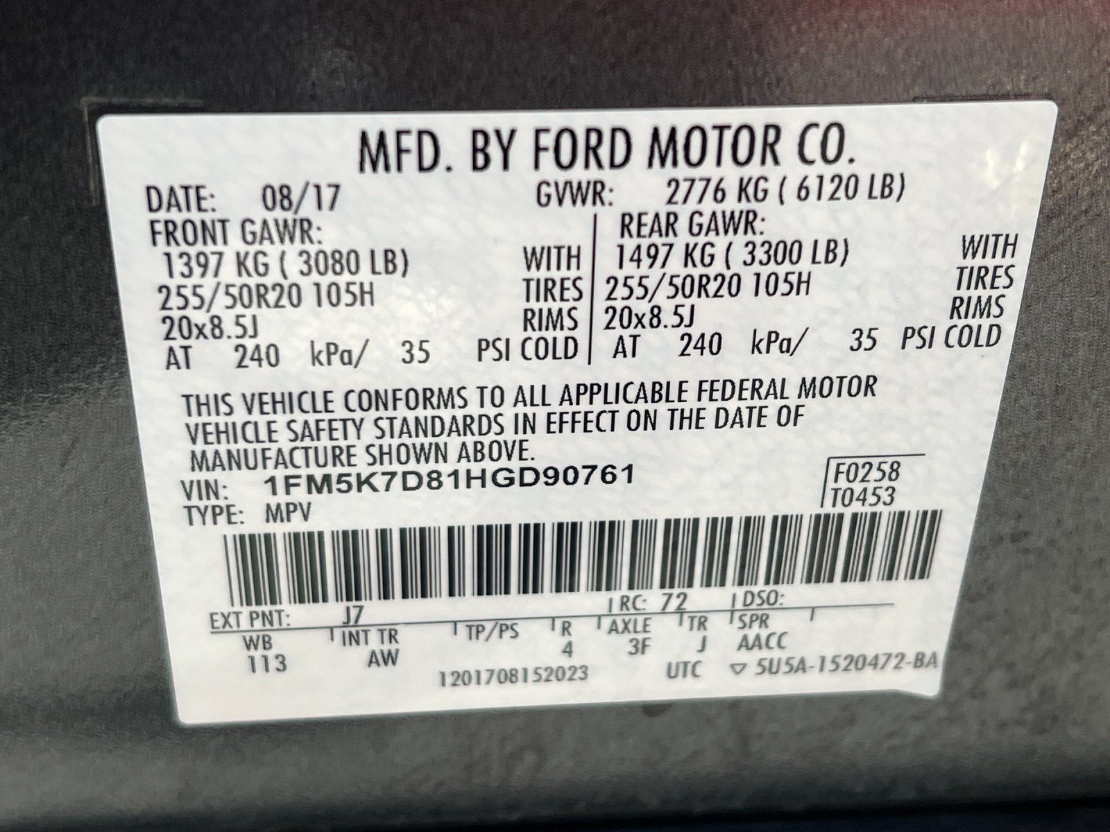 Used 2017 Ford Explorer XLT w/ Equipment Group 202A FWD image 30
