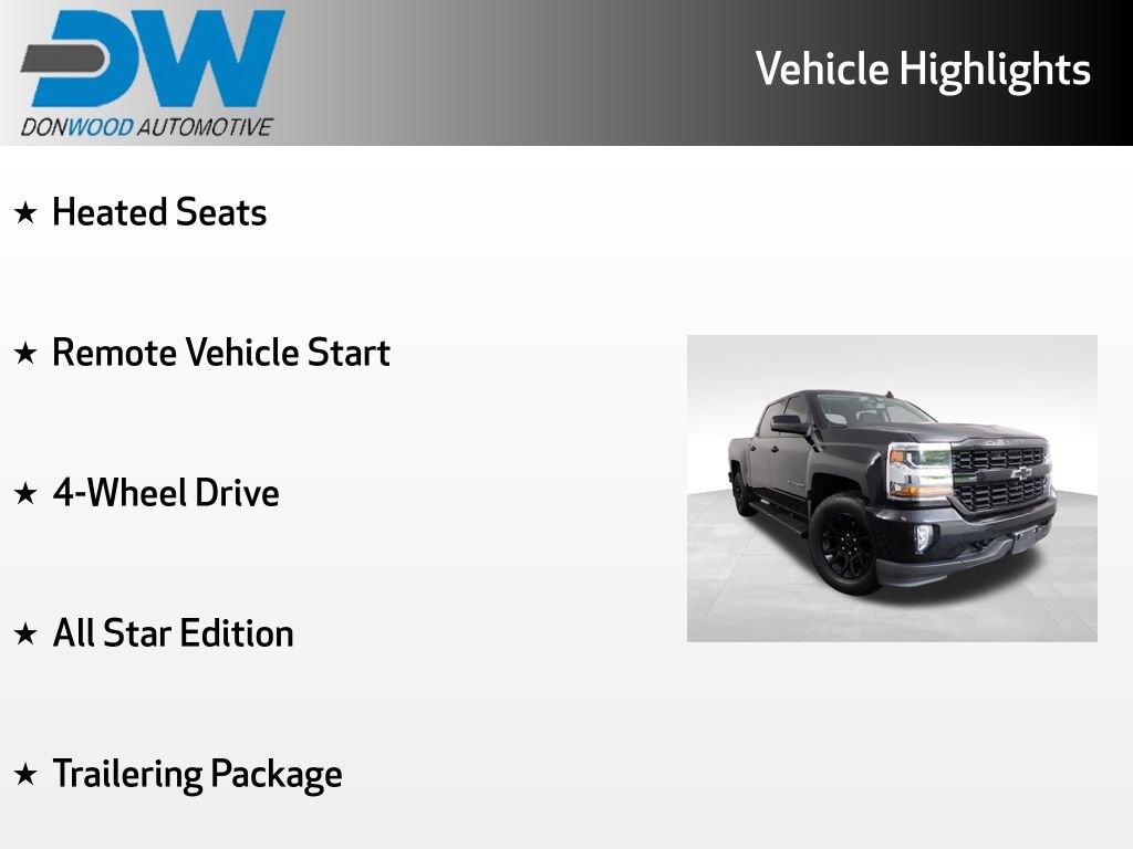 Used 2018 Chevrolet Silverado 1500 LT w/ All Star Edition AWD/4WD image 6