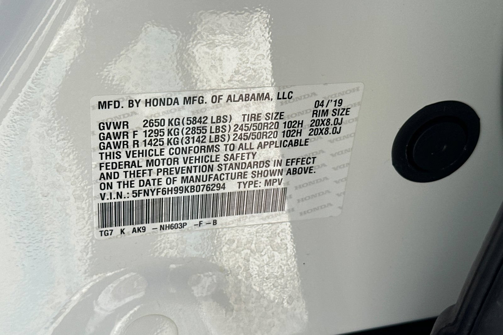 Used 2019 Honda Pilot Touring image 31