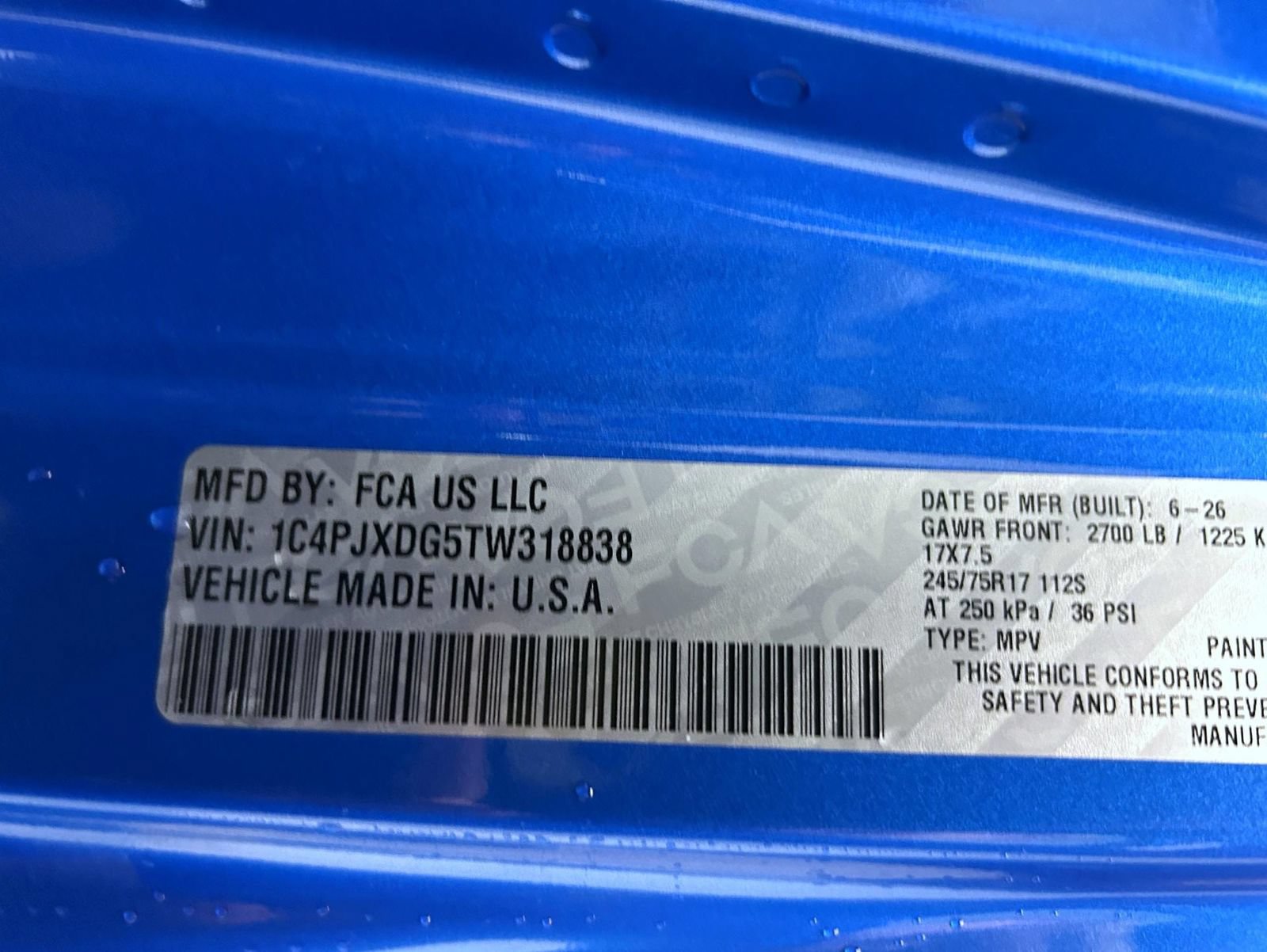 New 2026 Jeep Wrangler Unlimited Sport AWD/4WD image 25