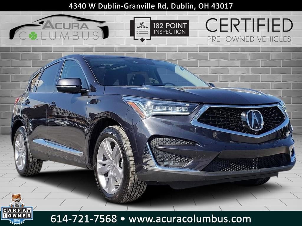 Certified 2019 Acura RDX AWD w/ Advance Package