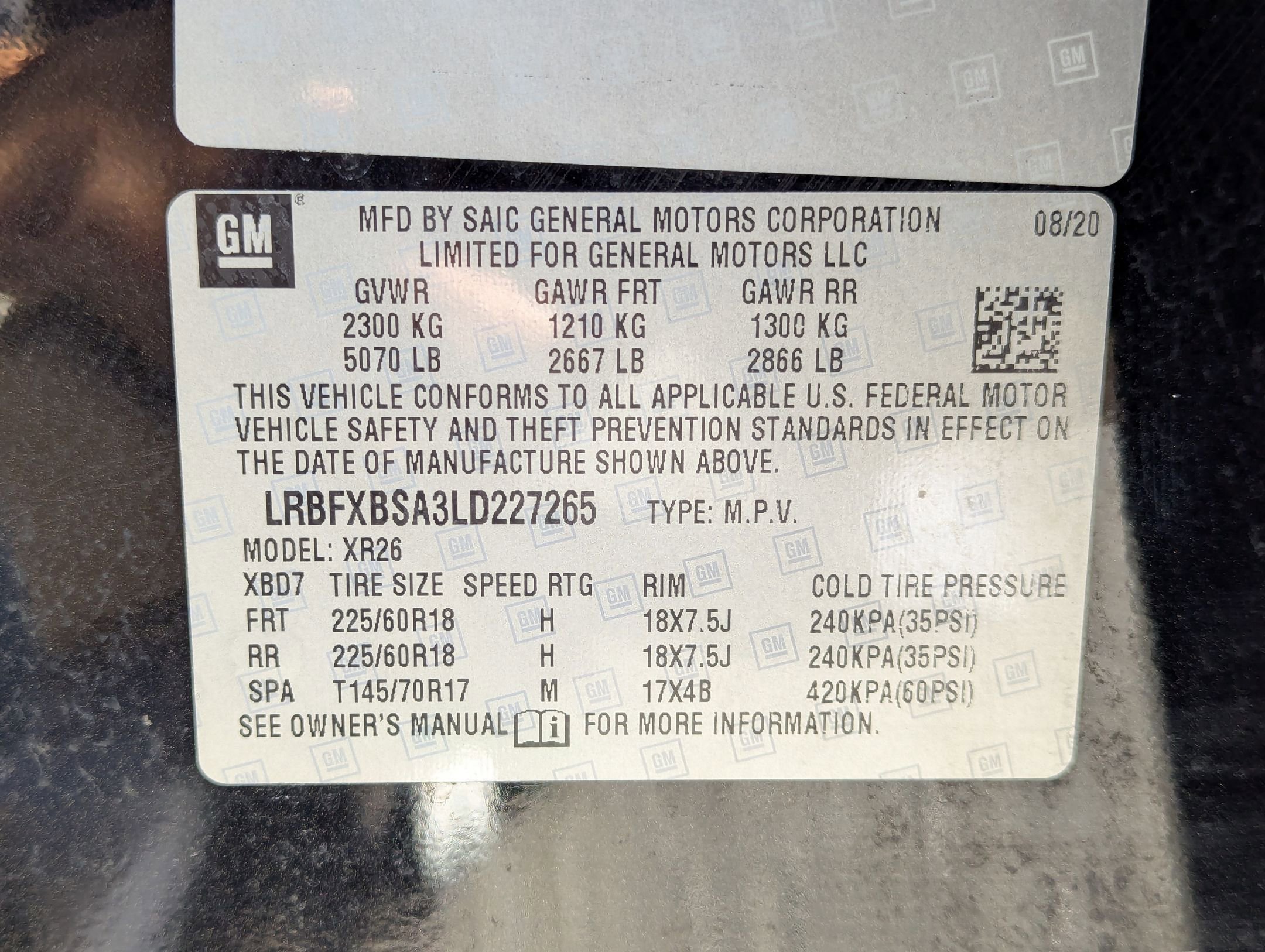 Used 2020 Buick Envision Preferred w/ LPO, Cargo Package image 28