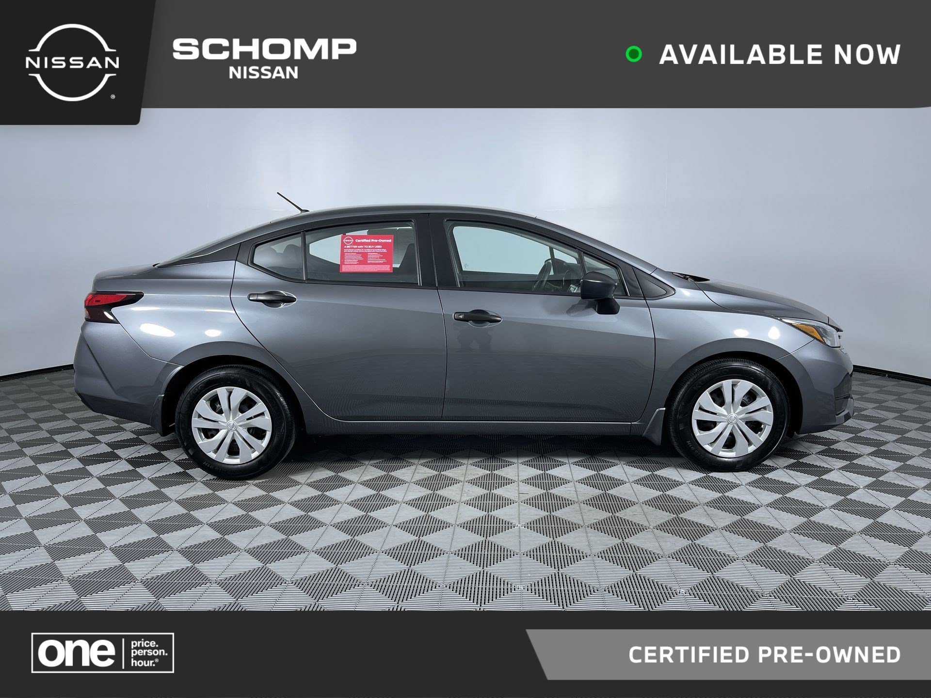 Certified 2025 Nissan Versa S w/ Trunk Package FWD image 1