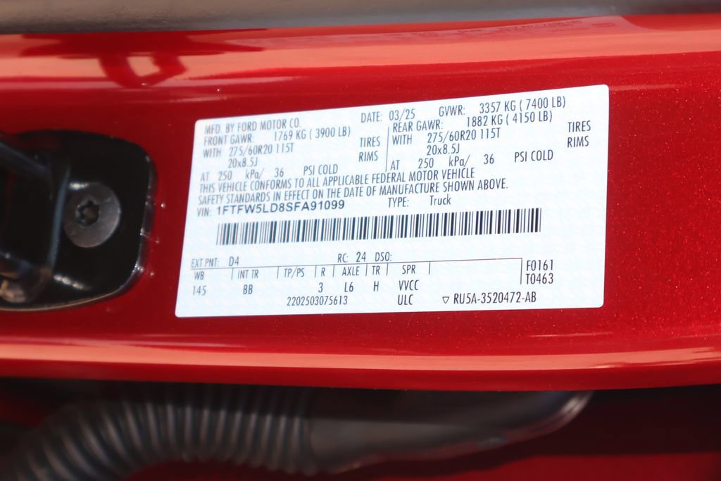 Used 2025 Ford F150 Lariat w/ Equipment Group 501A Mid image 29