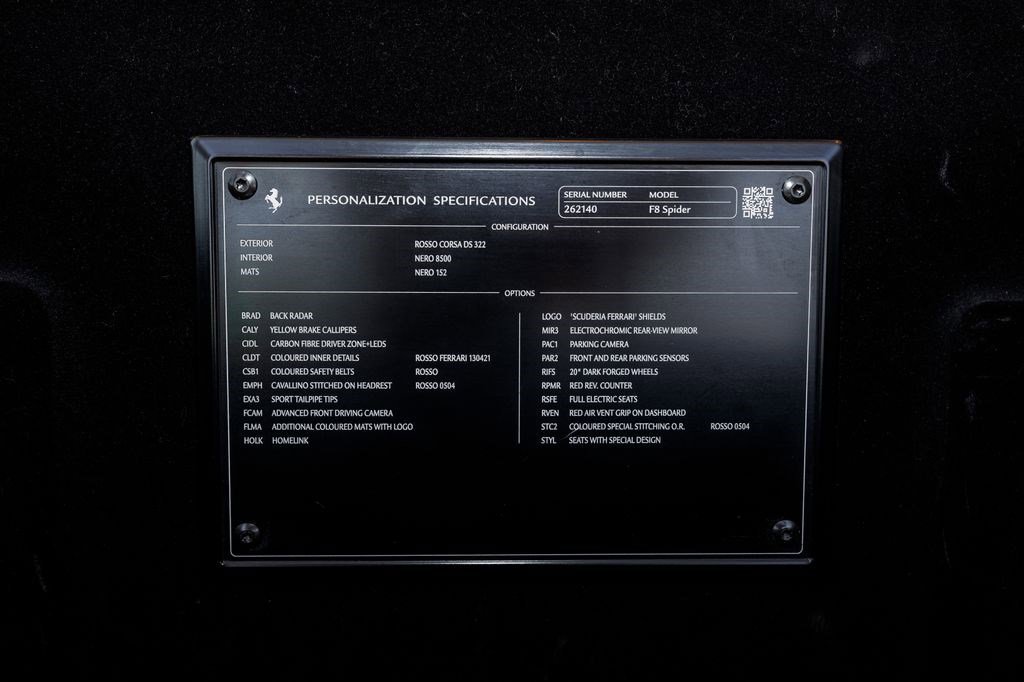 Used 2021 Ferrari F8 Spider RWD image 11