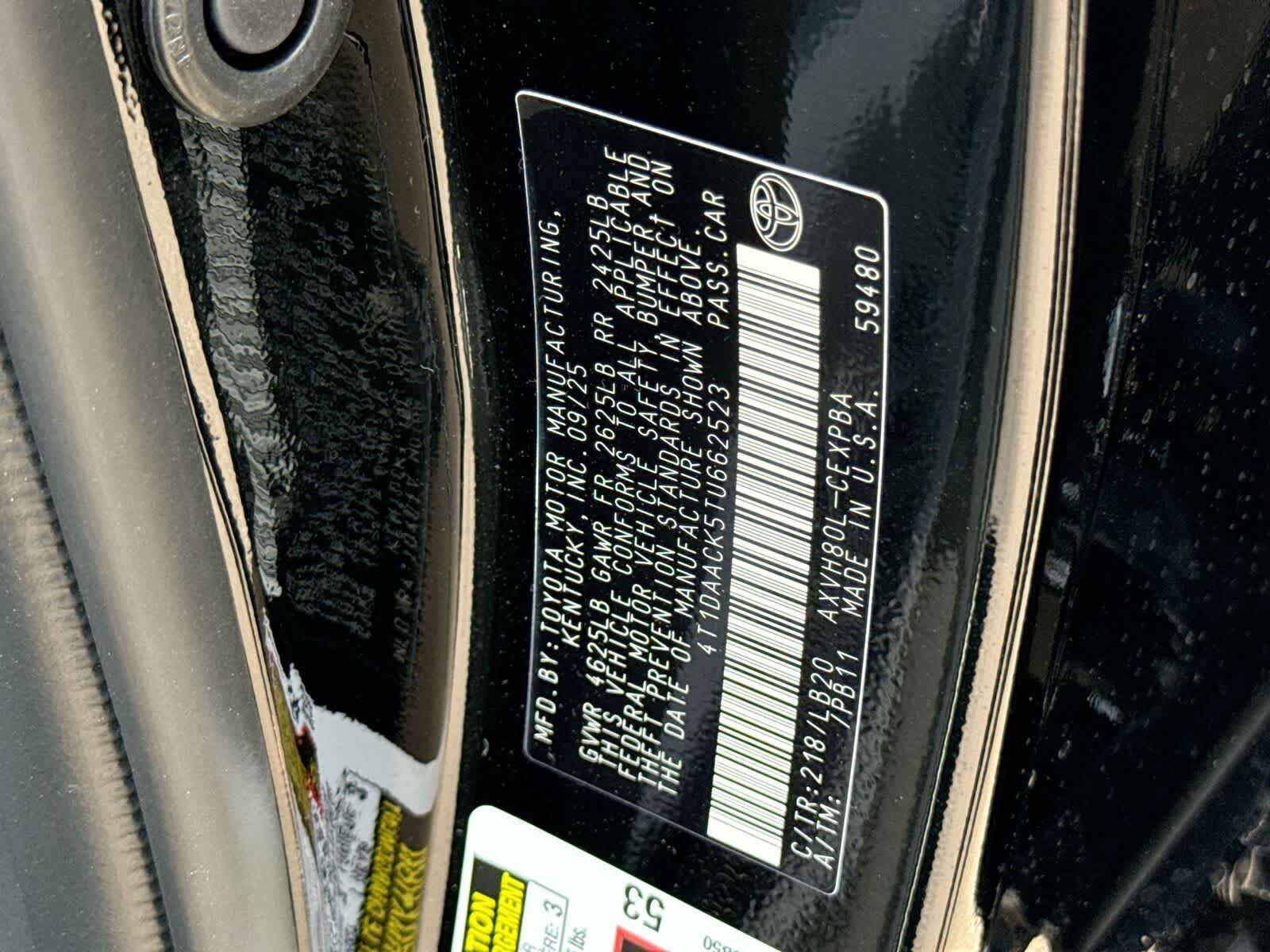 New 2026 Toyota Camry XSE FWD image 33