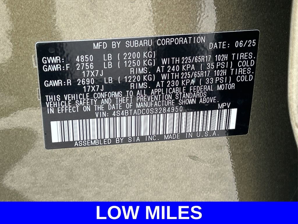 Certified 2025 Subaru Outback Premium image 17