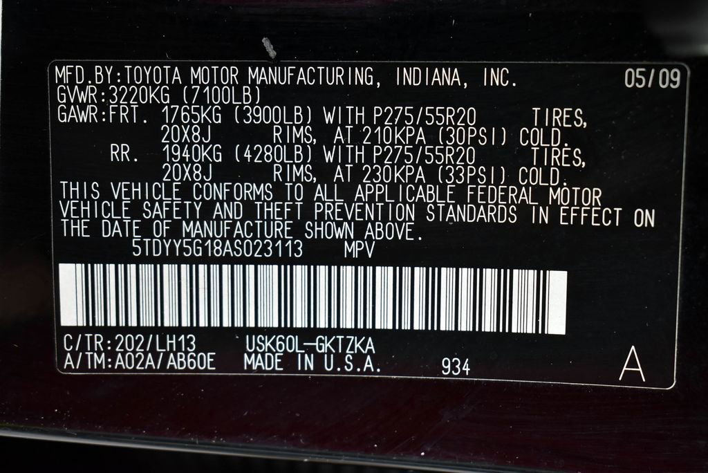 Used 2010 Toyota Sequoia Platinum image 13