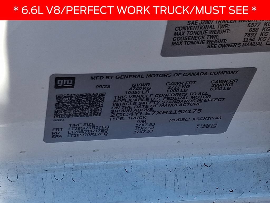Used 2024 Chevrolet Silverado 2500 W/T w/ WT Convenience Package AWD/4WD image 24