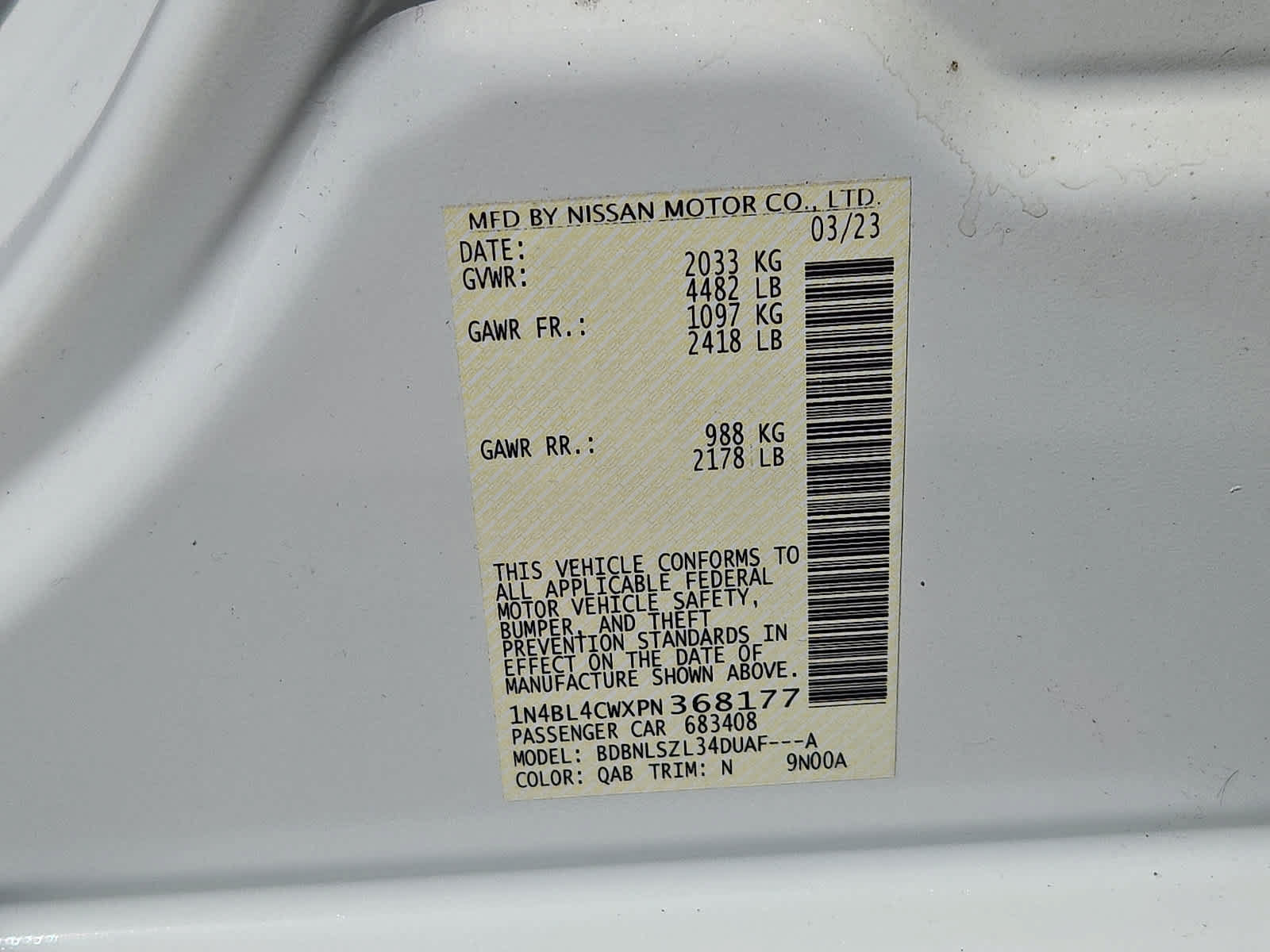 Used 2023 Nissan Altima 2.5 SR w/ SR Premium Package AWD/4WD image 27