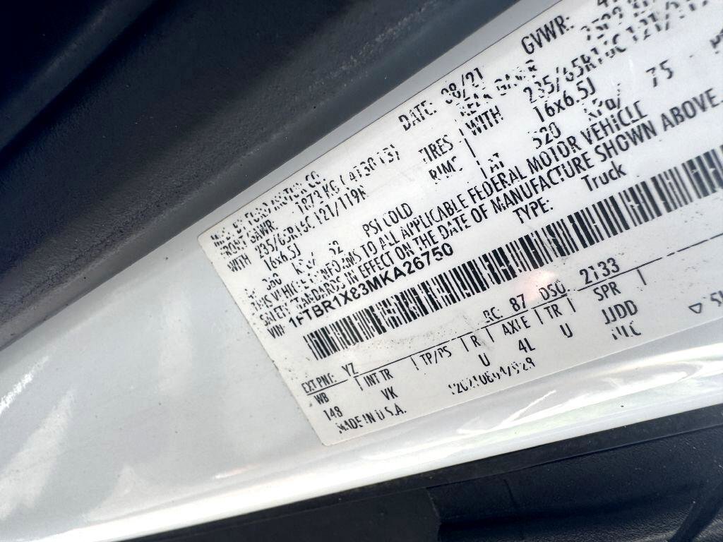 Used 2021 Ford Transit 250 148 High Roof w/ Load Area Protection Package image 18