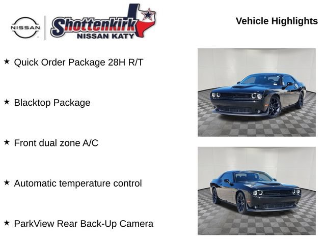 Used 2019 Dodge Challenger R/T w/ Blacktop Package RWD image 6