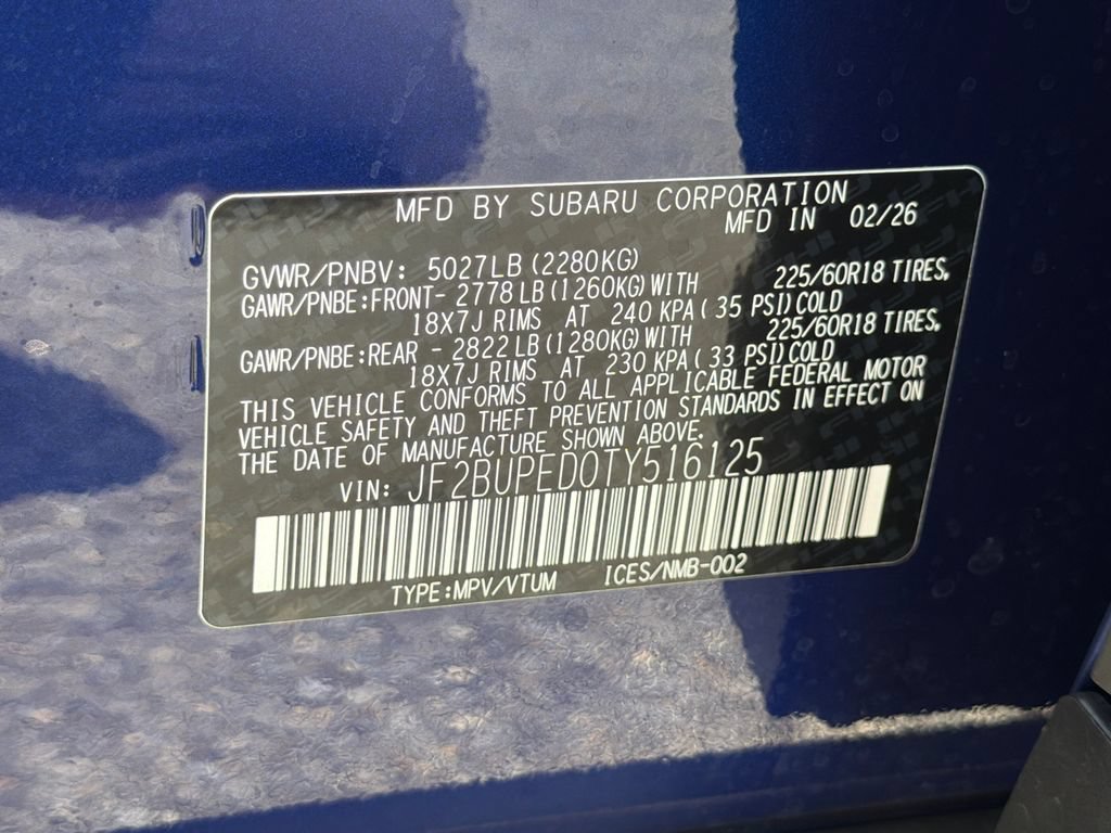 Certified 2026 Subaru Outback Touring AWD/4WD image 31