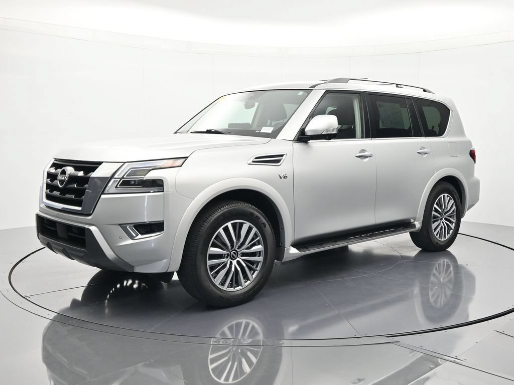 Used 2021 Nissan Armada SL w/ Captain's Chairs Package AWD/4WD image 1