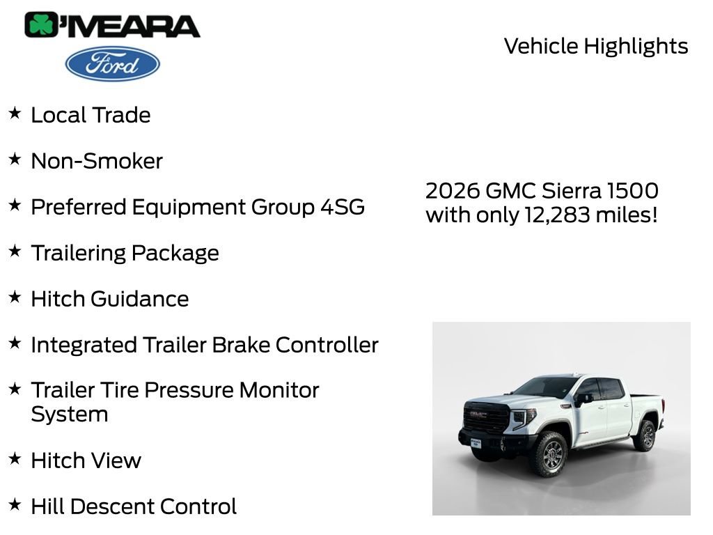 Used 2026 GMC Sierra 1500 AT4X AWD/4WD image 8