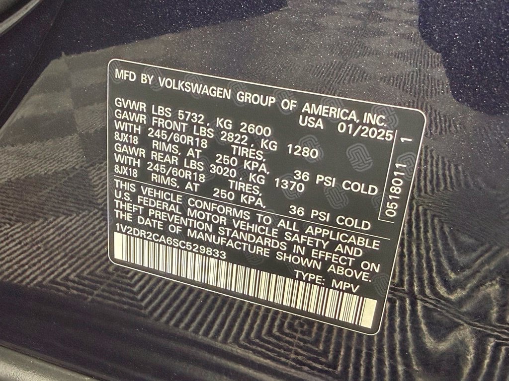 Used 2025 Volkswagen Atlas SE FWD image 25