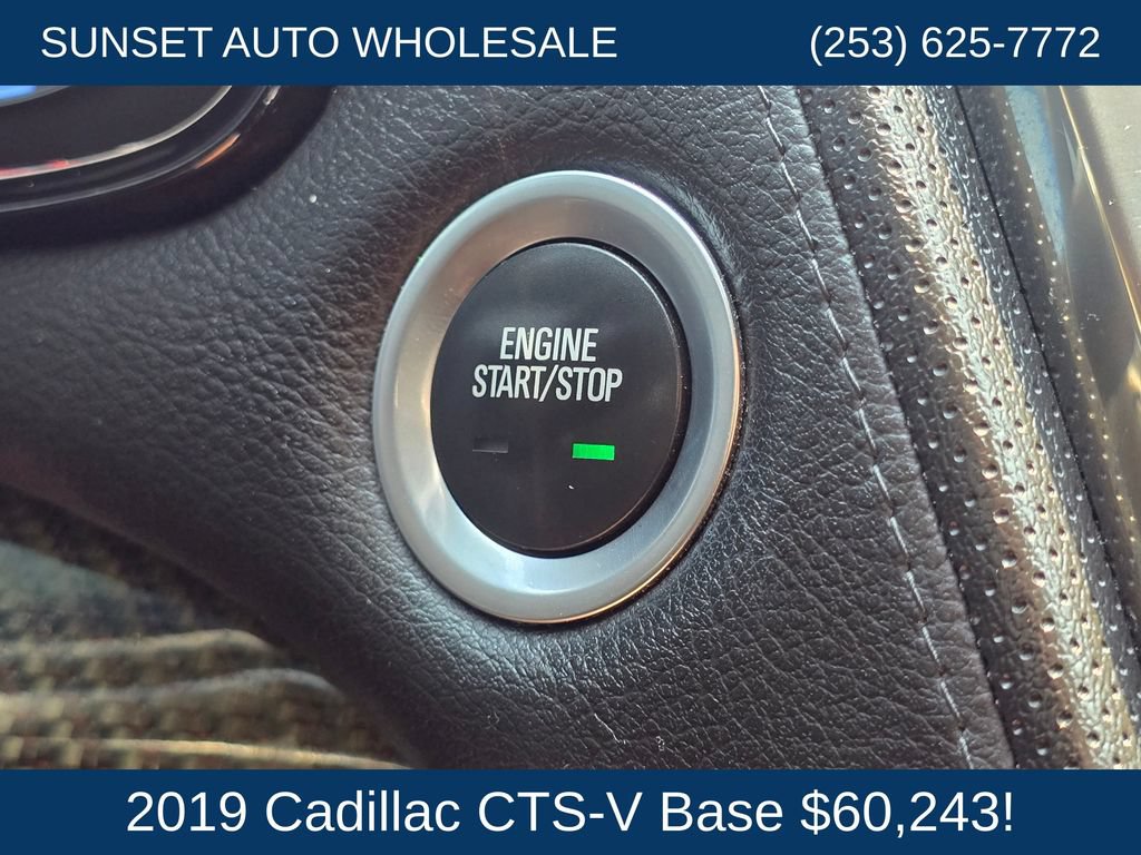 Used 2019 Cadillac CTS V w/ Carbon Fiber Package RWD image 31
