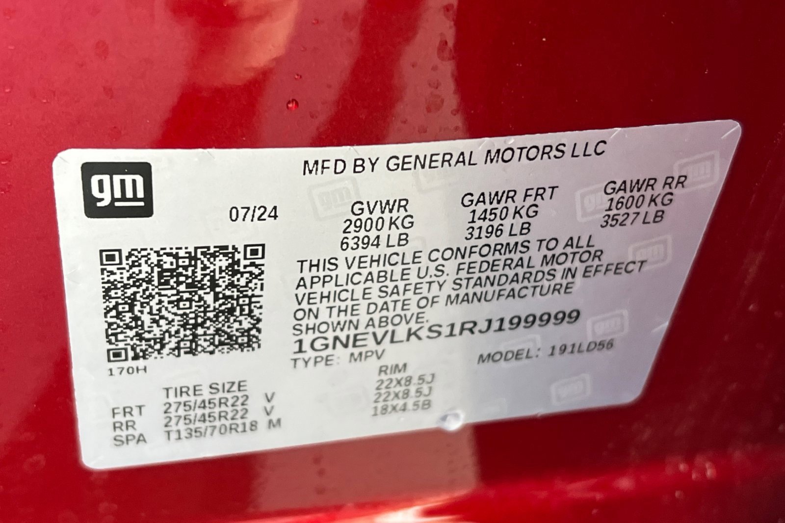 Certified 2024 Chevrolet Traverse RS w/ LPO, Floor Liner Package image 57