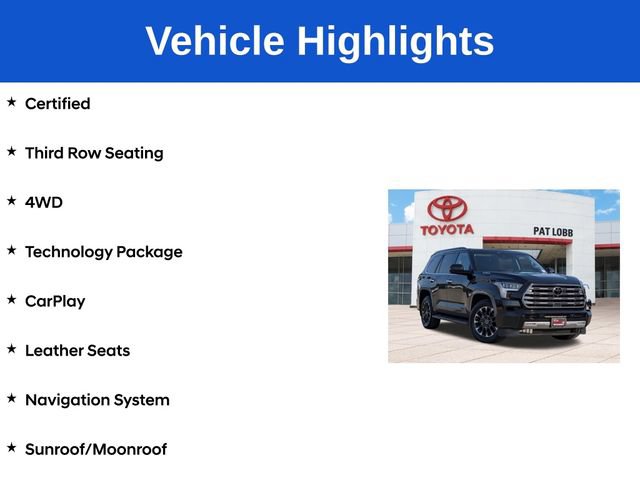Certified 2023 Toyota Sequoia Limited w/ Tow Technology Package AWD/4WD image 5