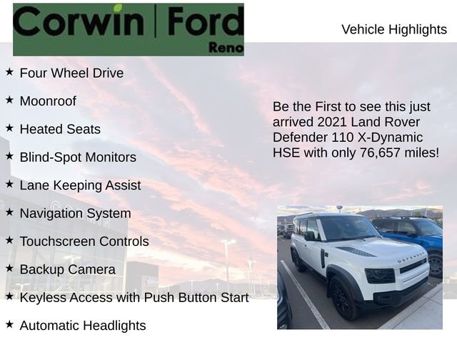 Used 2021 Land Rover Defender 110 X-Dynamic HSE AWD/4WD image 4
