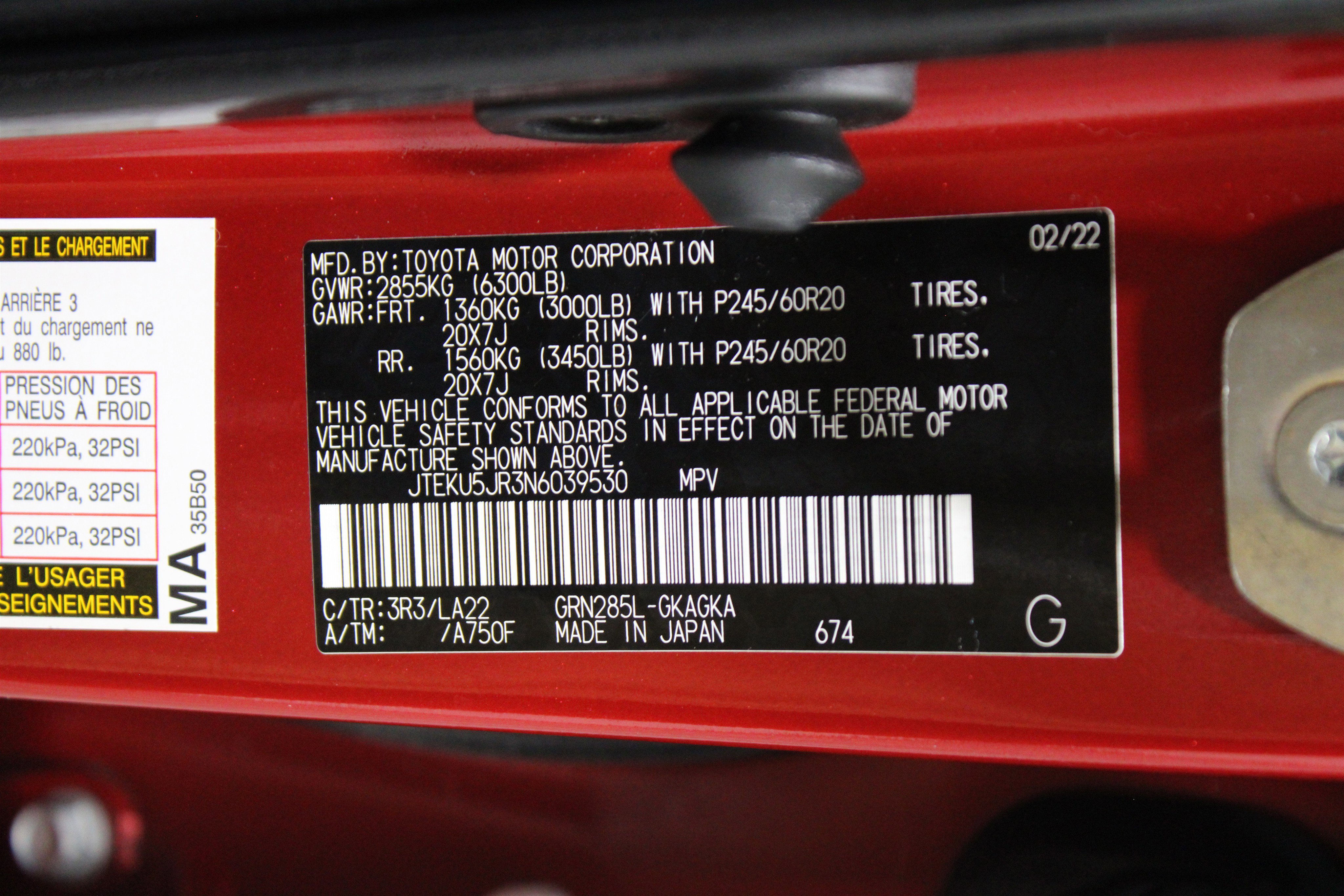 Used 2022 Toyota 4Runner Limited image 33