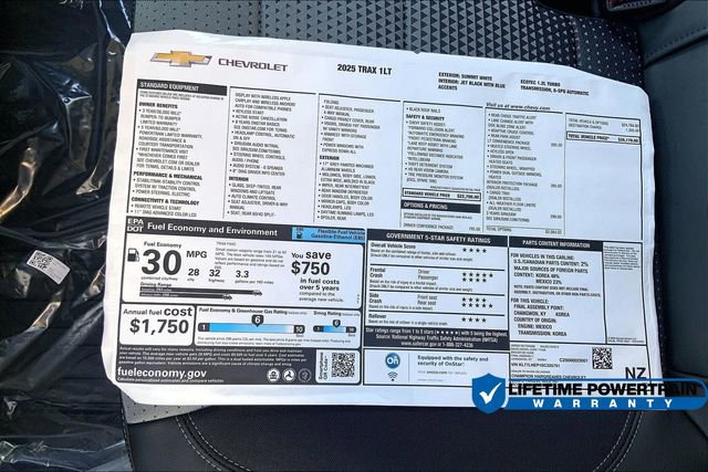 New 2025 Chevrolet Trax LT w/ Driver Confidence Package FWD image 15