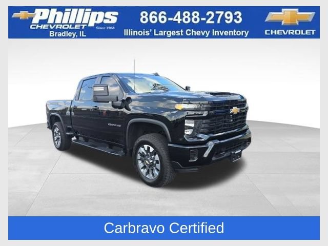 Certified 2024 Chevrolet Silverado 2500 Custom w/ Custom Value Package AWD/4WD image 1