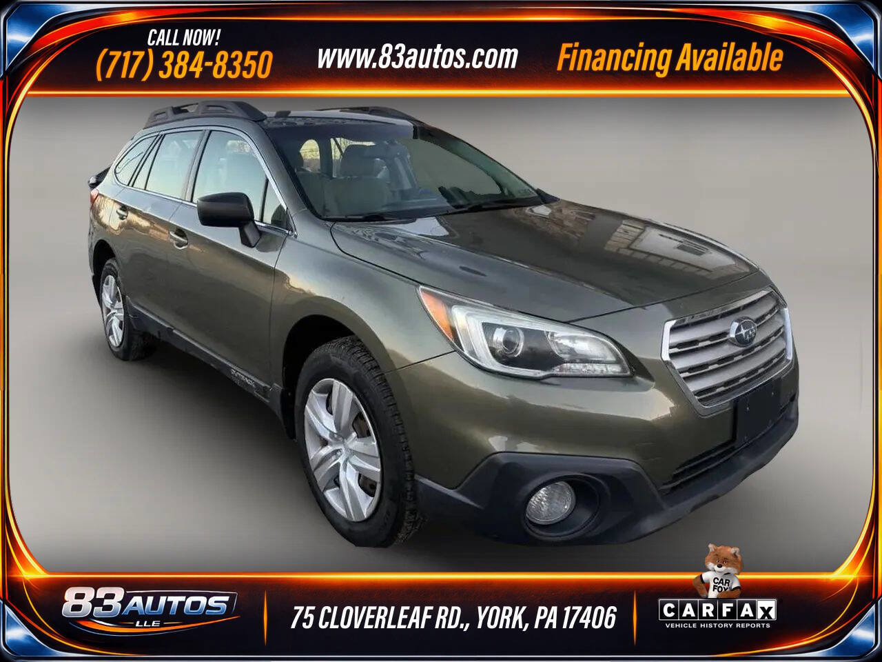 Used 2015 Subaru Outback 2.5i